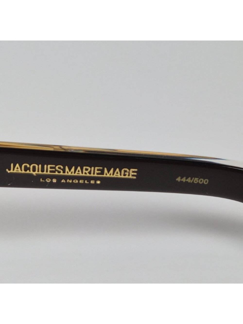 Jacques Marie Mage Yves Black Gold Stripe Eyeglasses 444/500 Made in Japan NIB - Picture 10 of 12